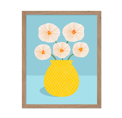 Yellow Vase Blooms
