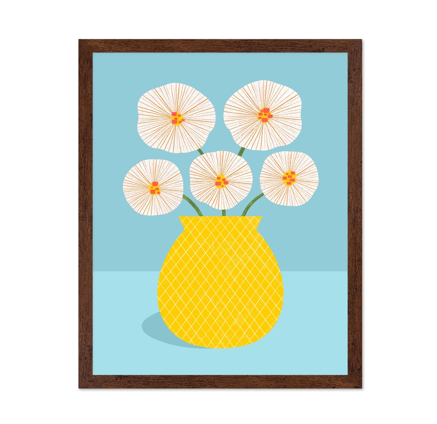 Yellow Vase Blooms