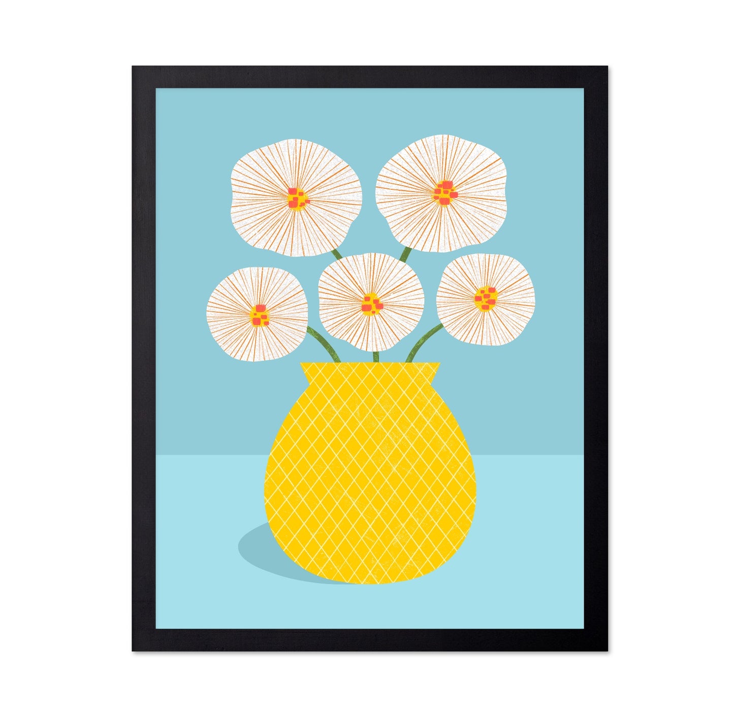 Yellow Vase Blooms