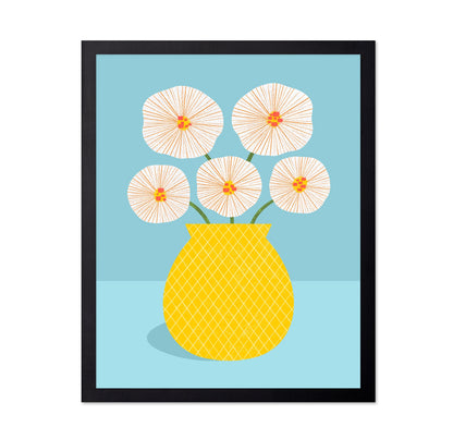 Yellow Vase Blooms