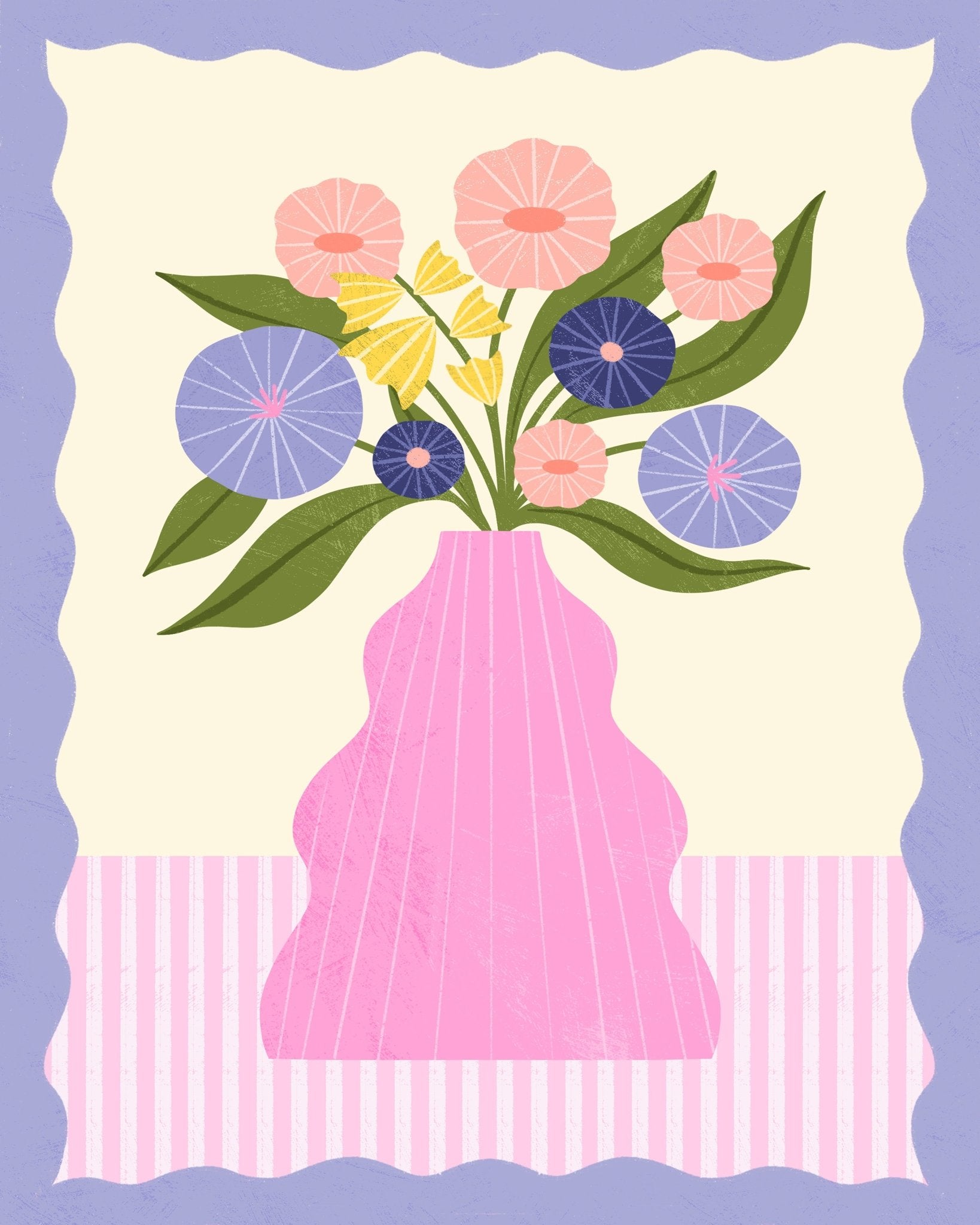Pastel Flower Vase No1