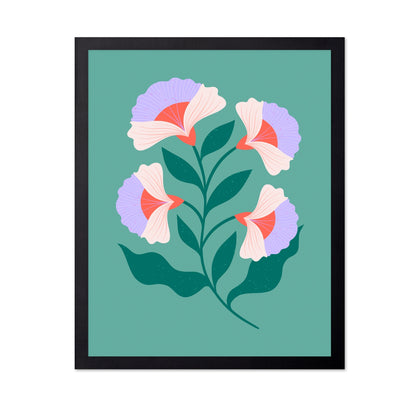 Lilac Cream Flowers