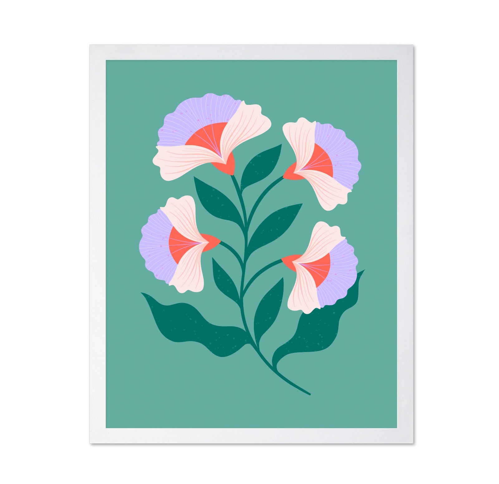 Lilac Cream Flowers