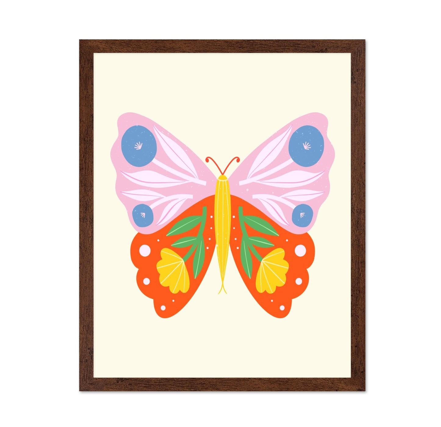 Floral Butterfly Art