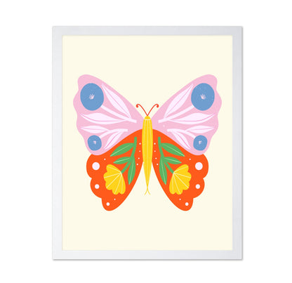 Floral Butterfly Art