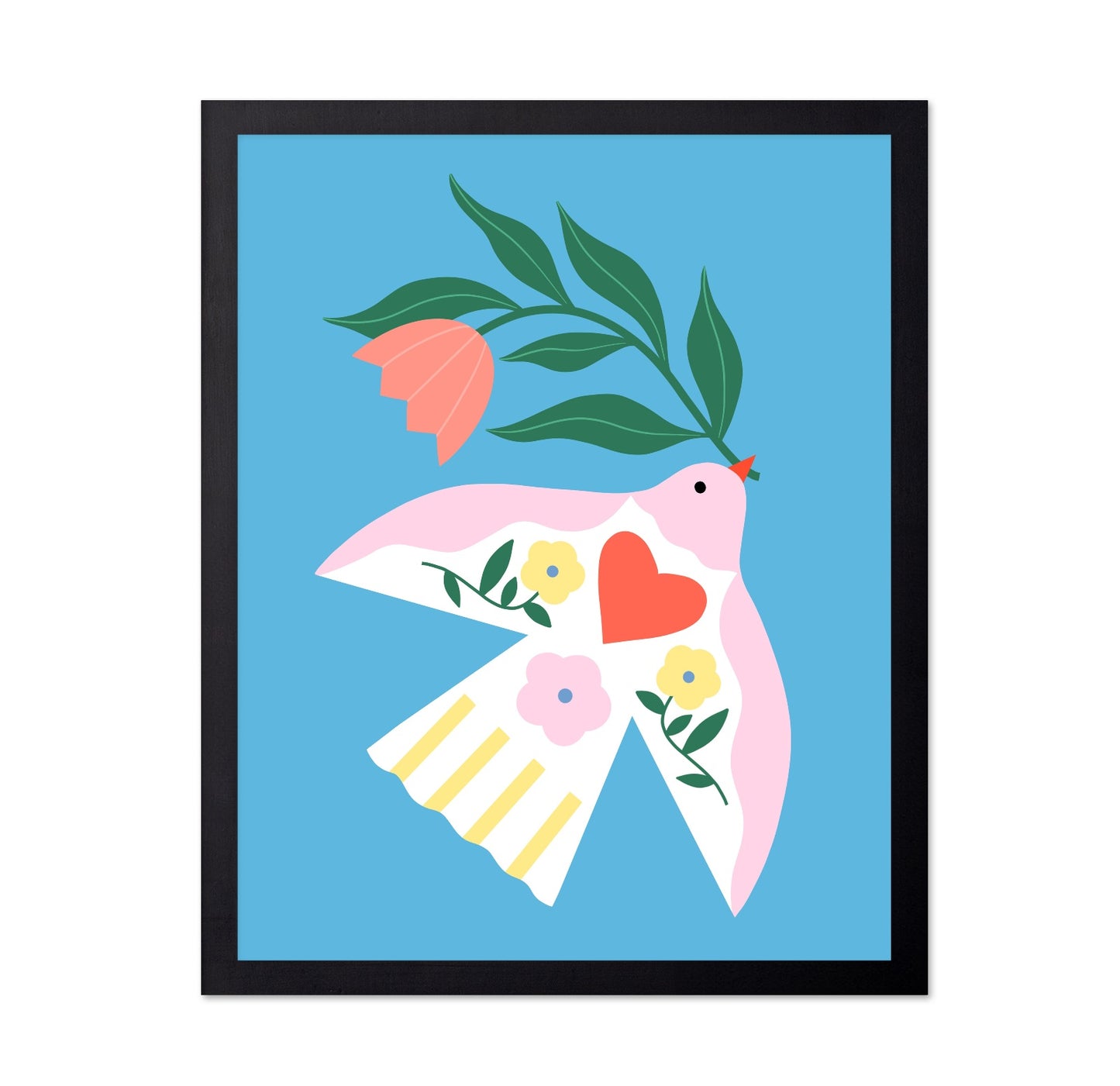 Floral Bird Art
