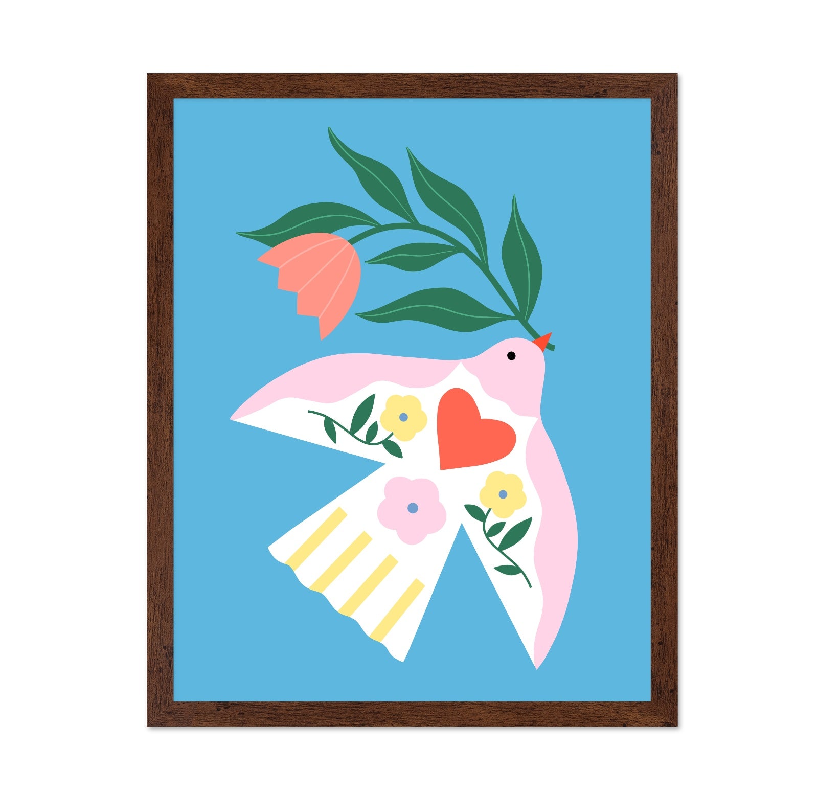 Floral Bird Art