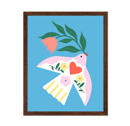 Floral Bird Art