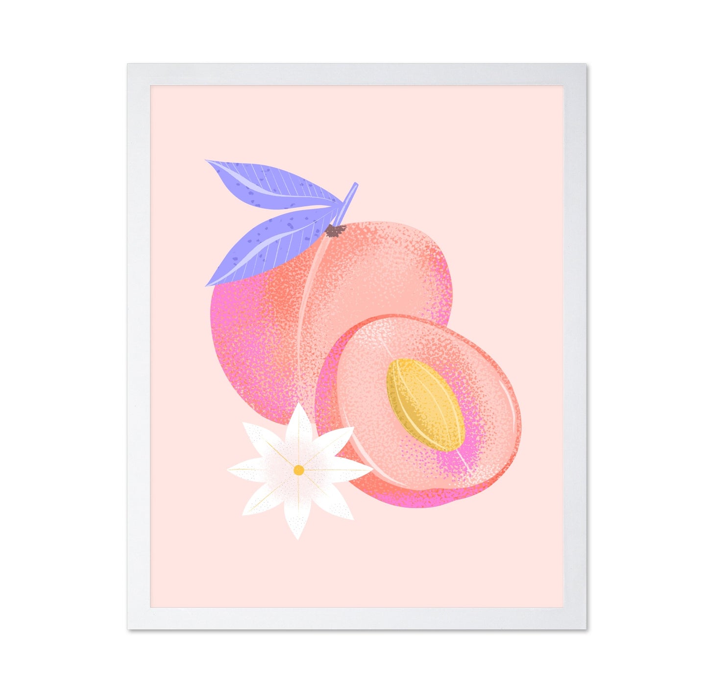 Textured Peach Fruit