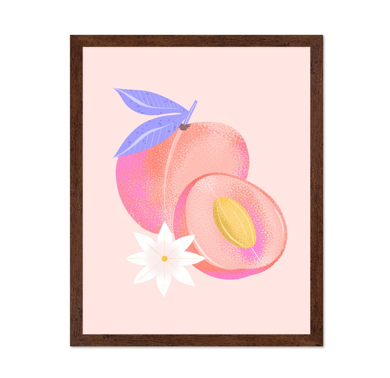 Textured Peach Fruit