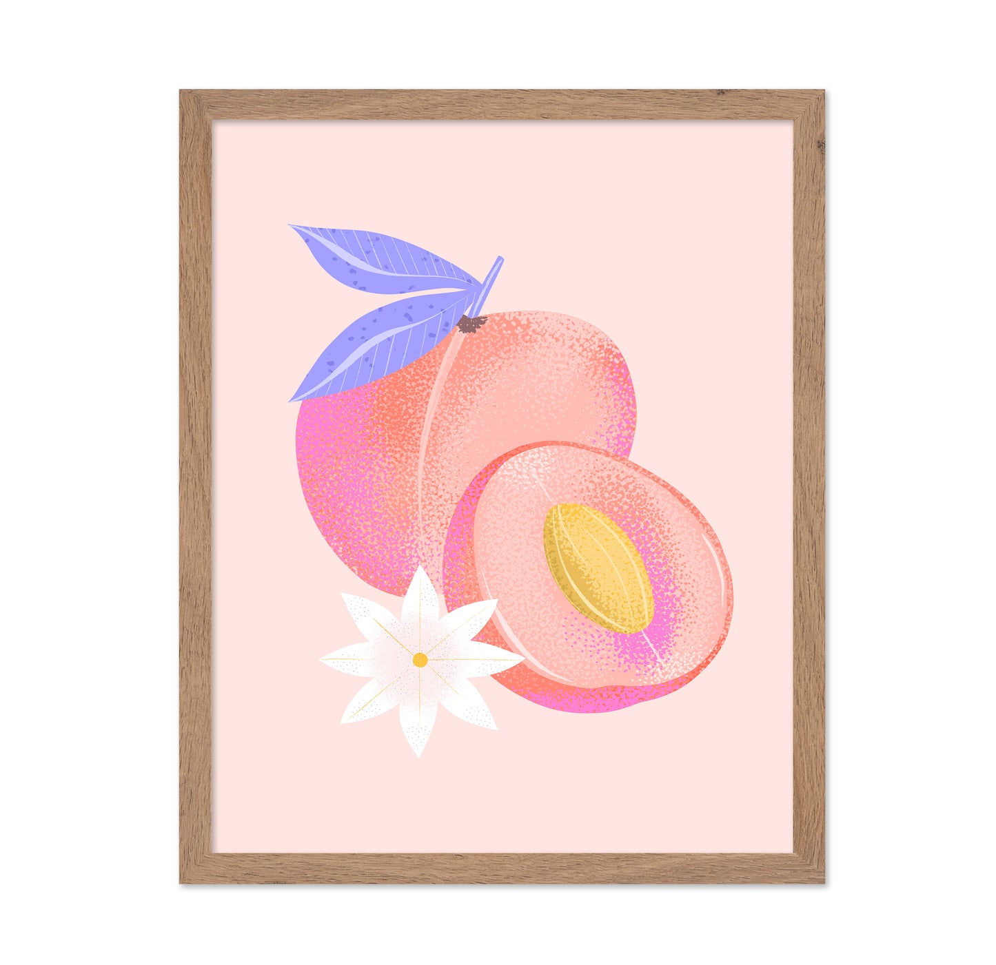 Textured Peach Fruit