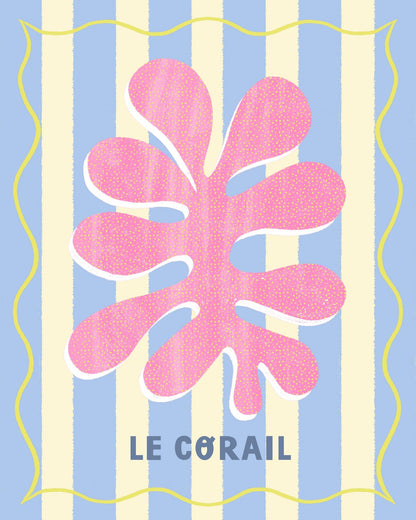 Pink Coral Art