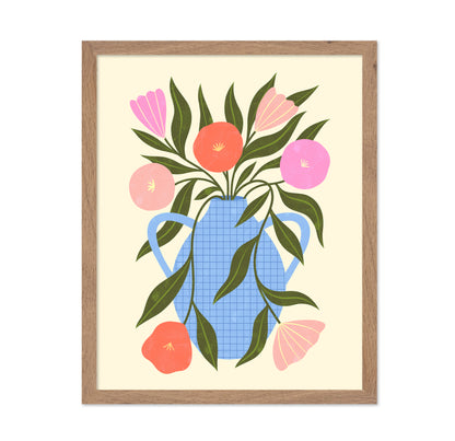 Wavy Floral Vase