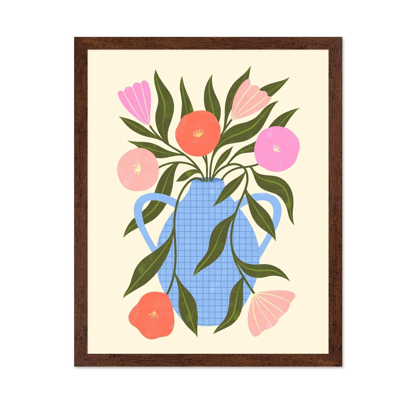 Wavy Floral Vase