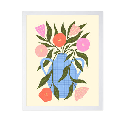 Wavy Floral Vase