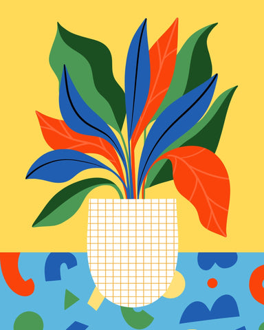 Colorful Abstract Plant