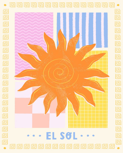 Abstract Sun Pattern