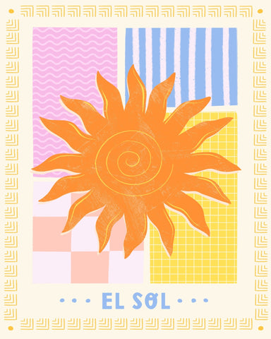 Abstract Sun Pattern