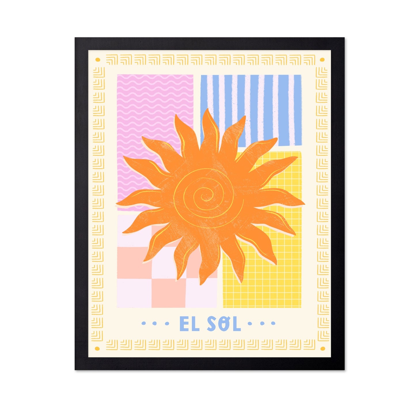 Abstract Sun Pattern