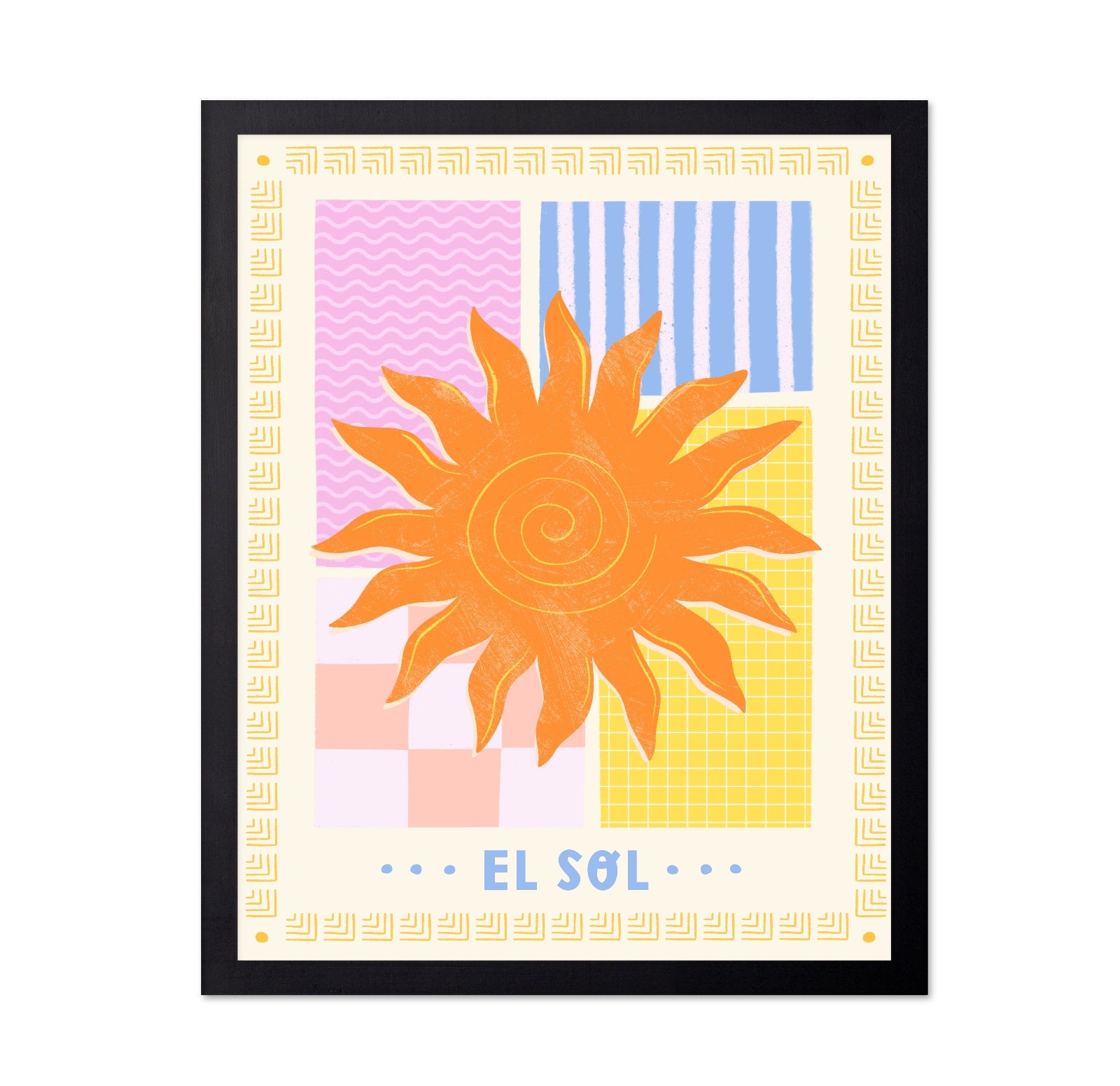 Abstract Sun Pattern