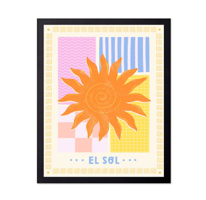 Abstract Sun Pattern