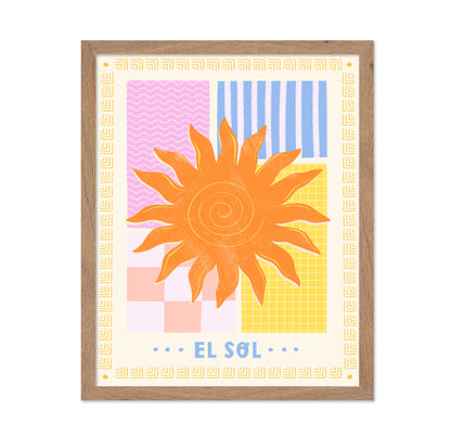 Abstract Sun Pattern