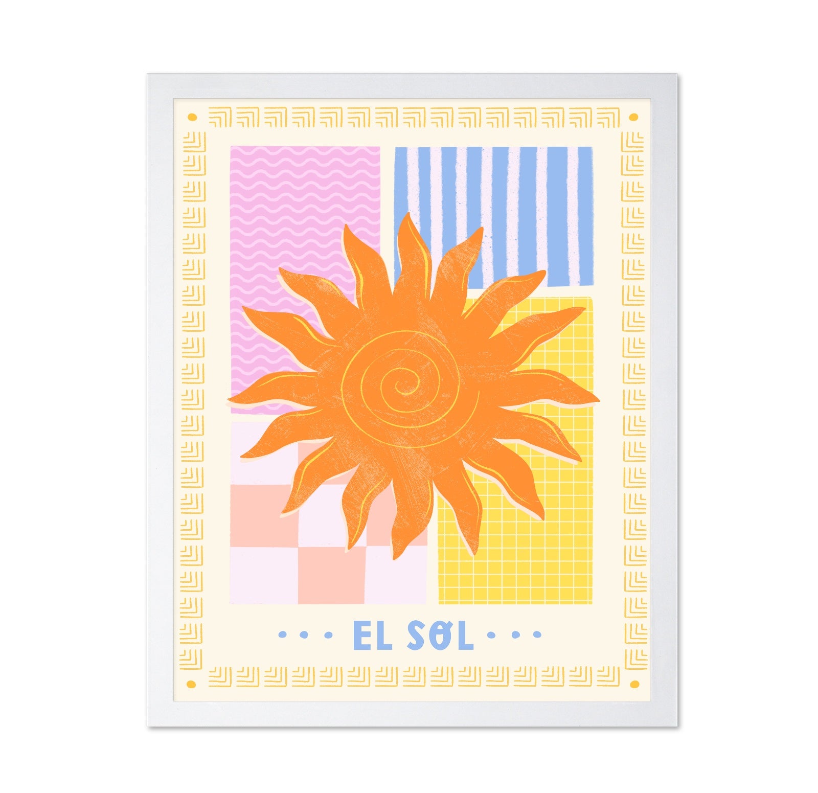 Abstract Sun Pattern