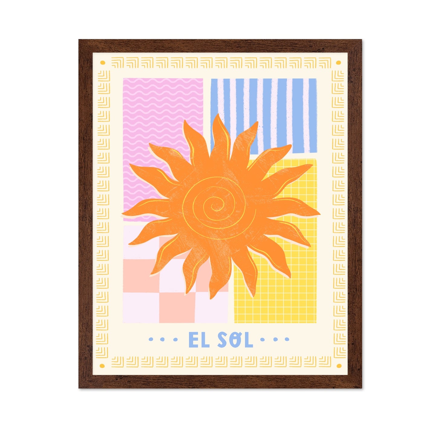 Abstract Sun Pattern