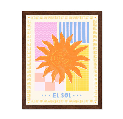 Abstract Sun Pattern