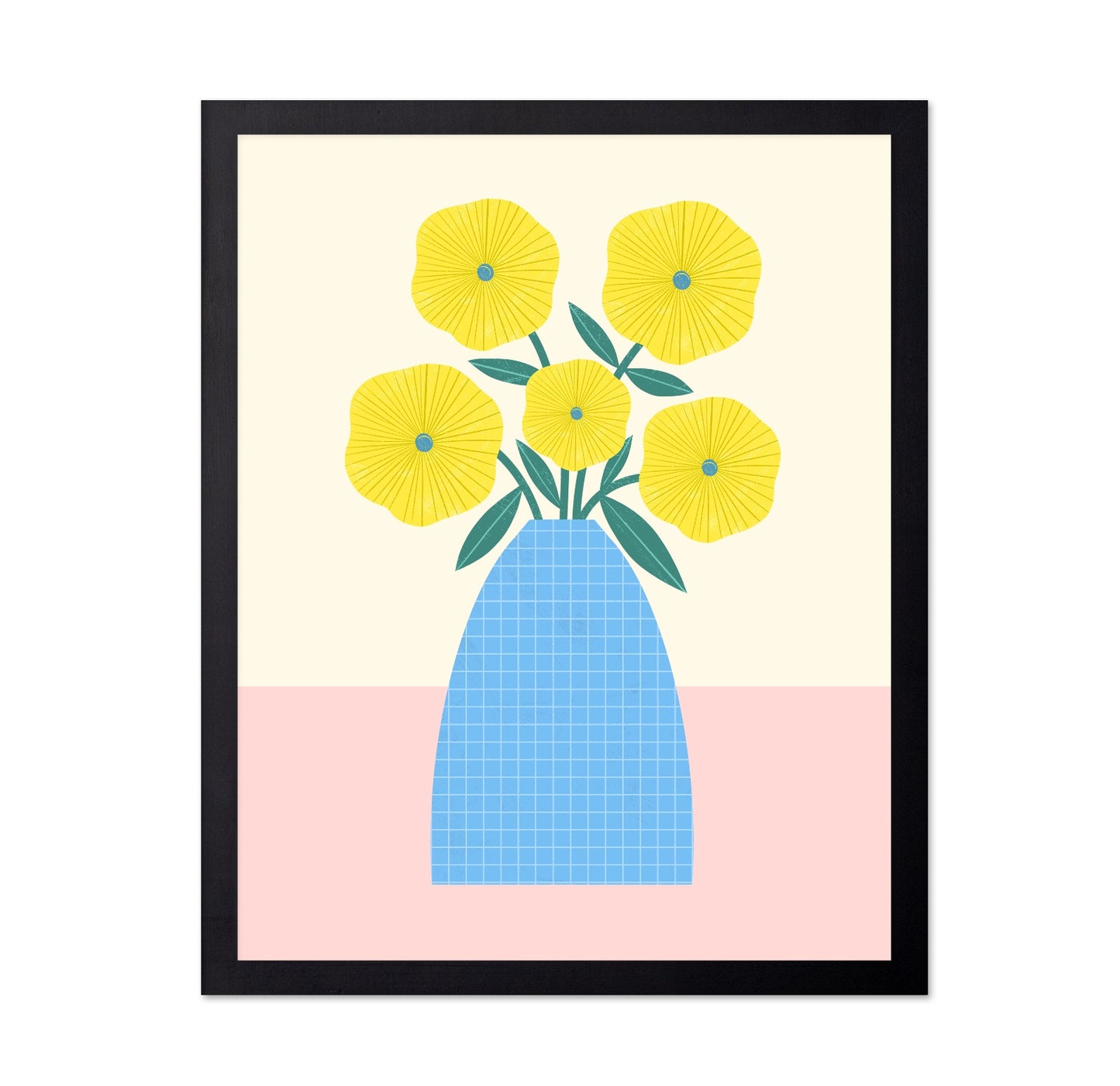 Yellow Flower Vase