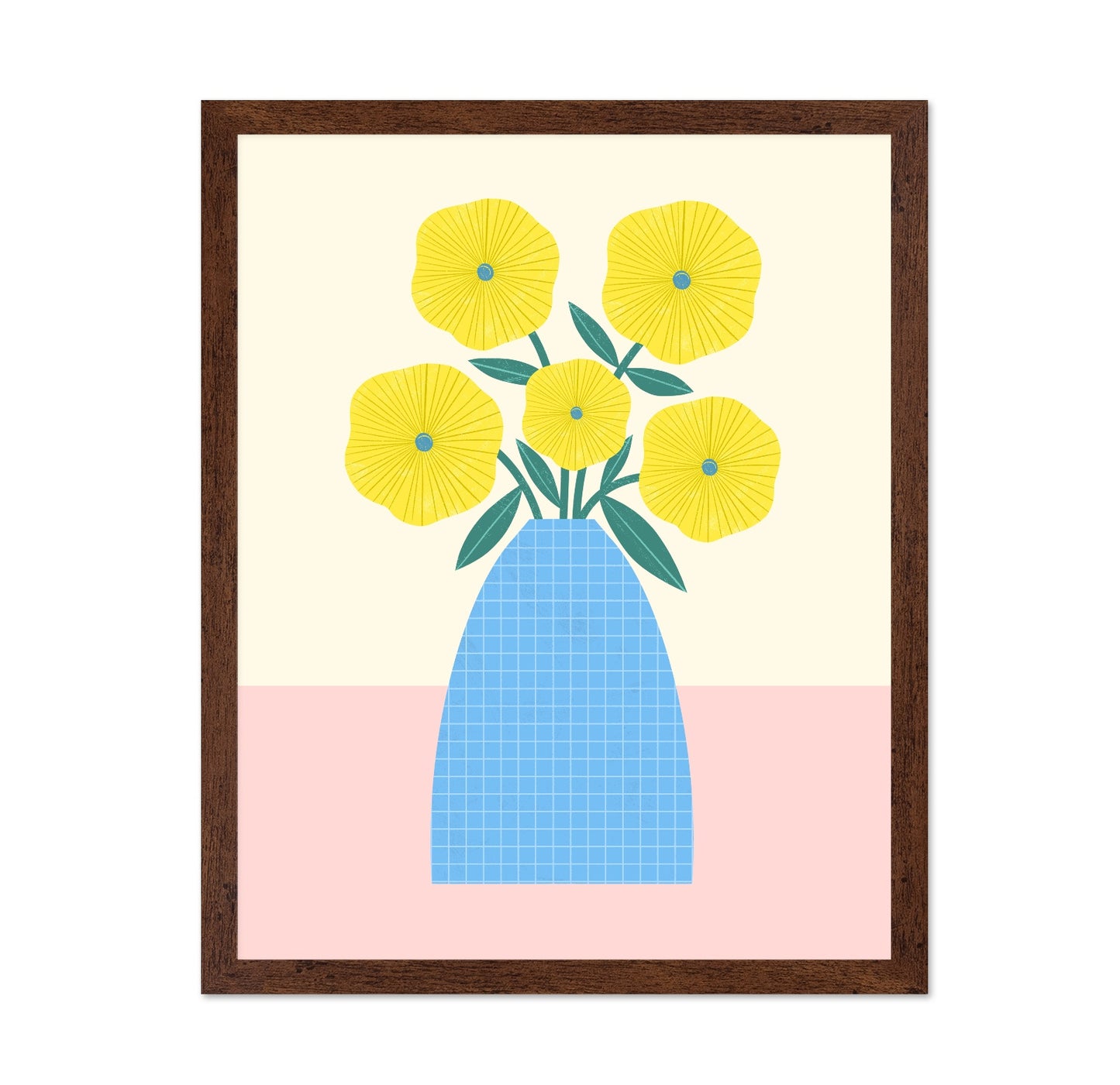 Yellow Flower Vase