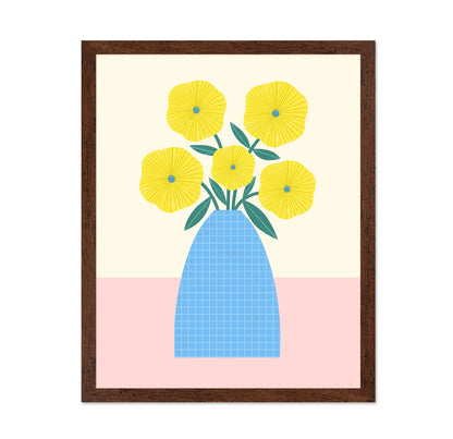 Yellow Flower Vase