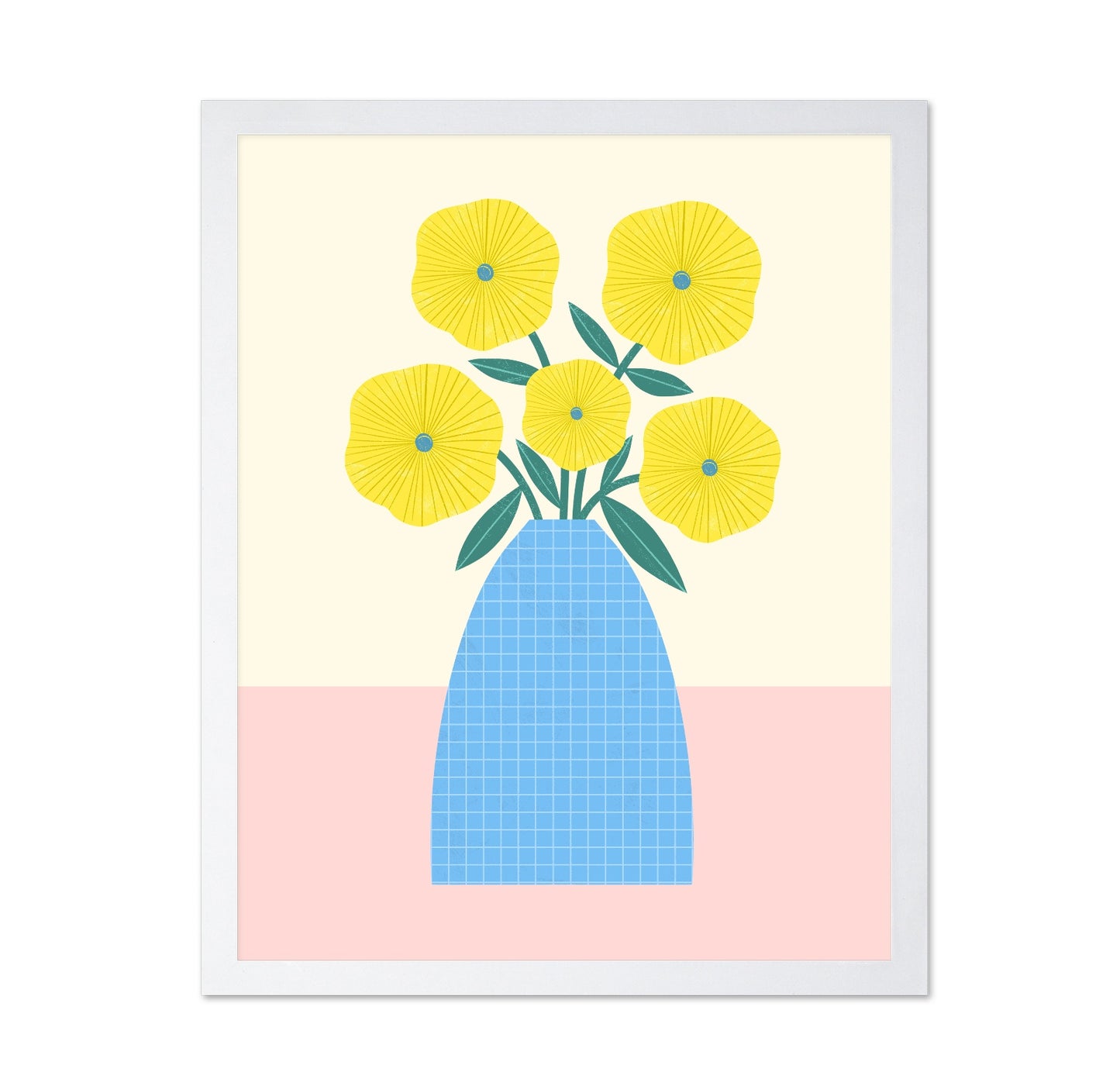 Yellow Flower Vase