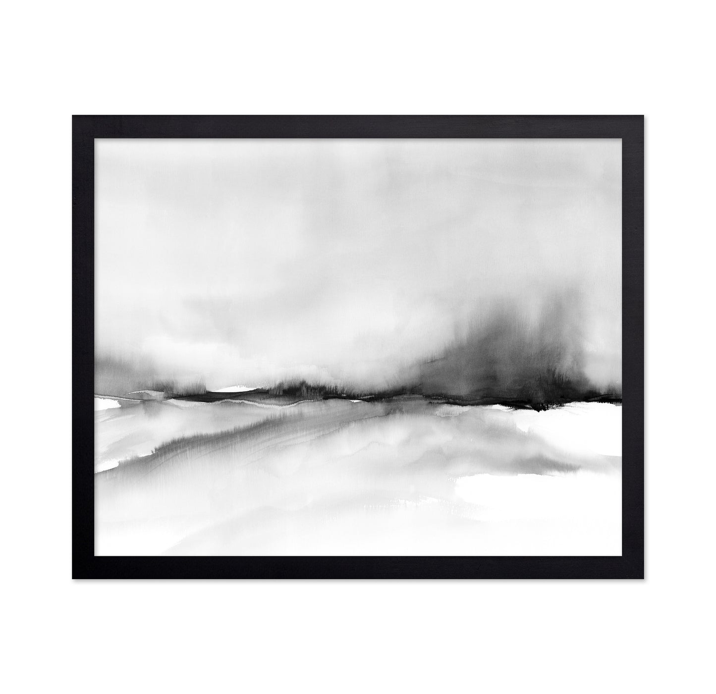 Abstract Ink Landscape