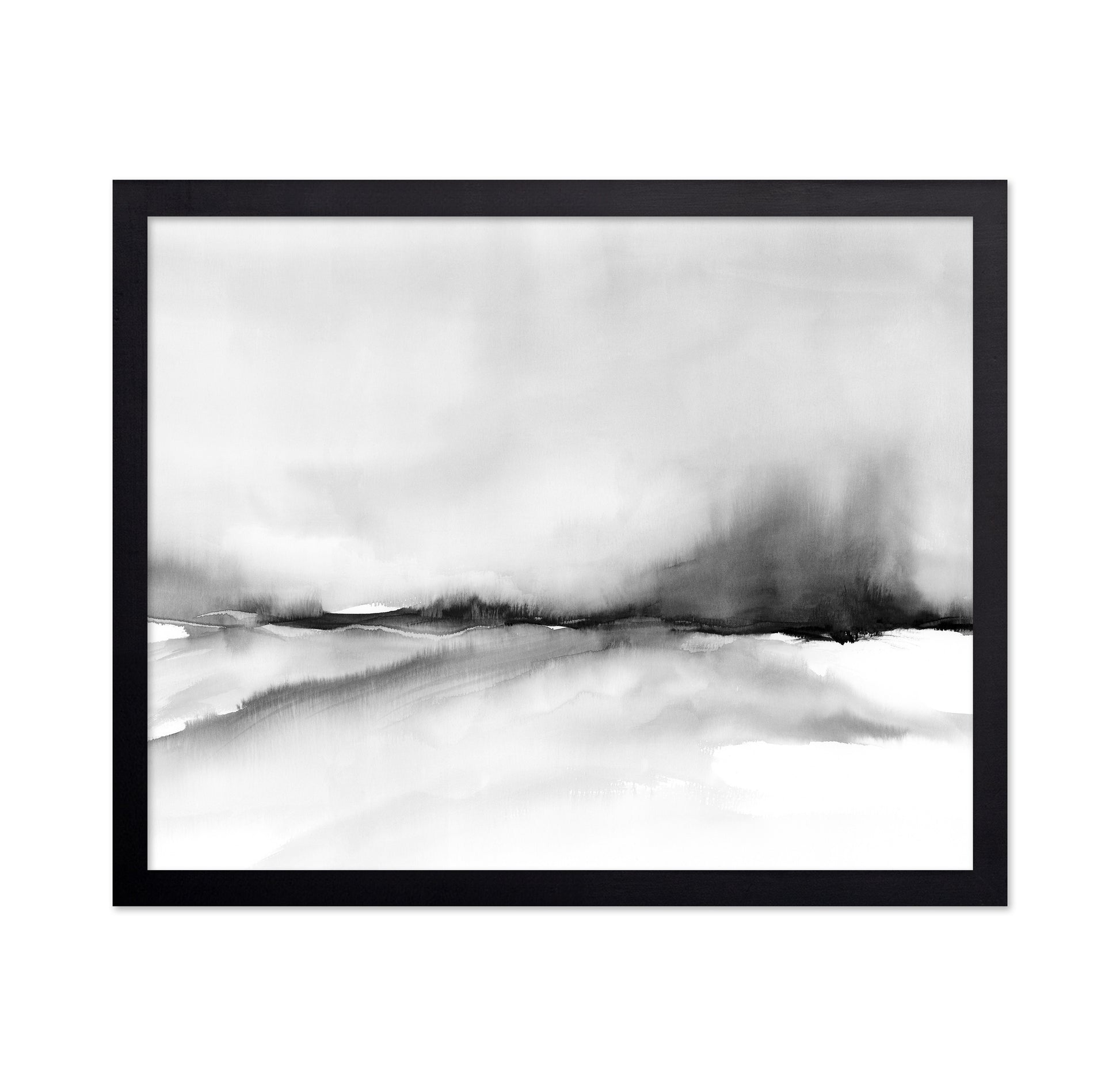 Abstract Ink Landscape