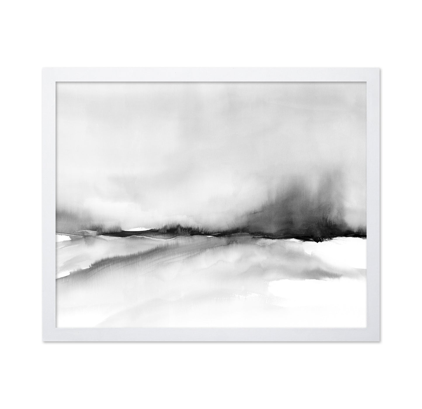 Abstract Ink Landscape