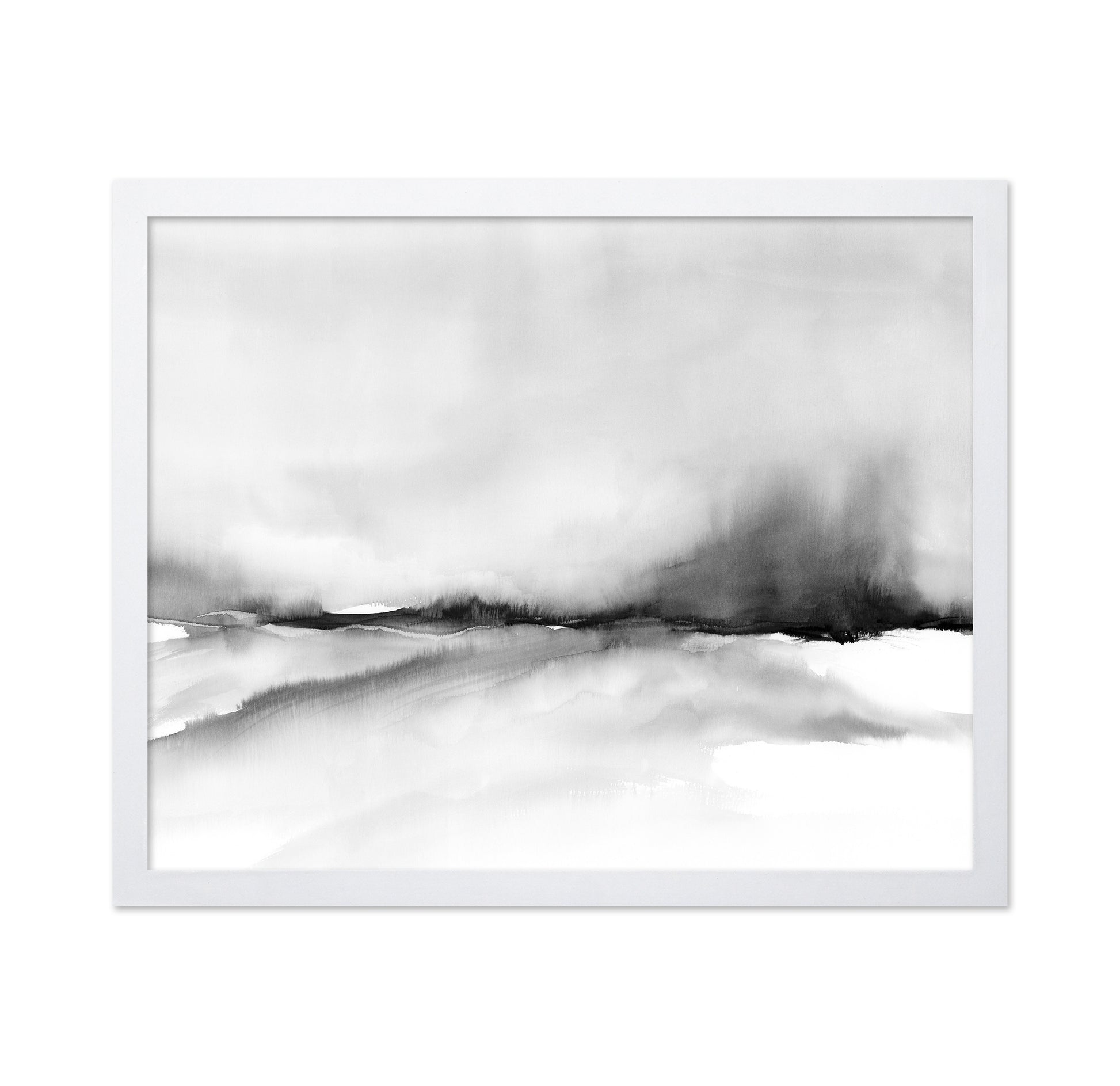 Abstract Ink Landscape