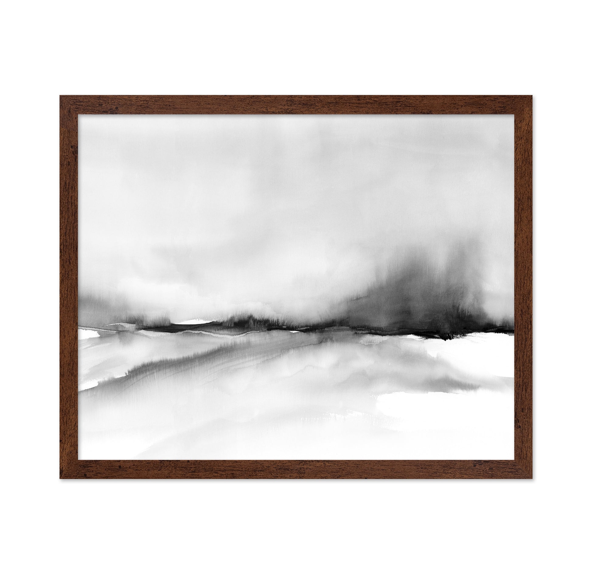 Abstract Ink Landscape