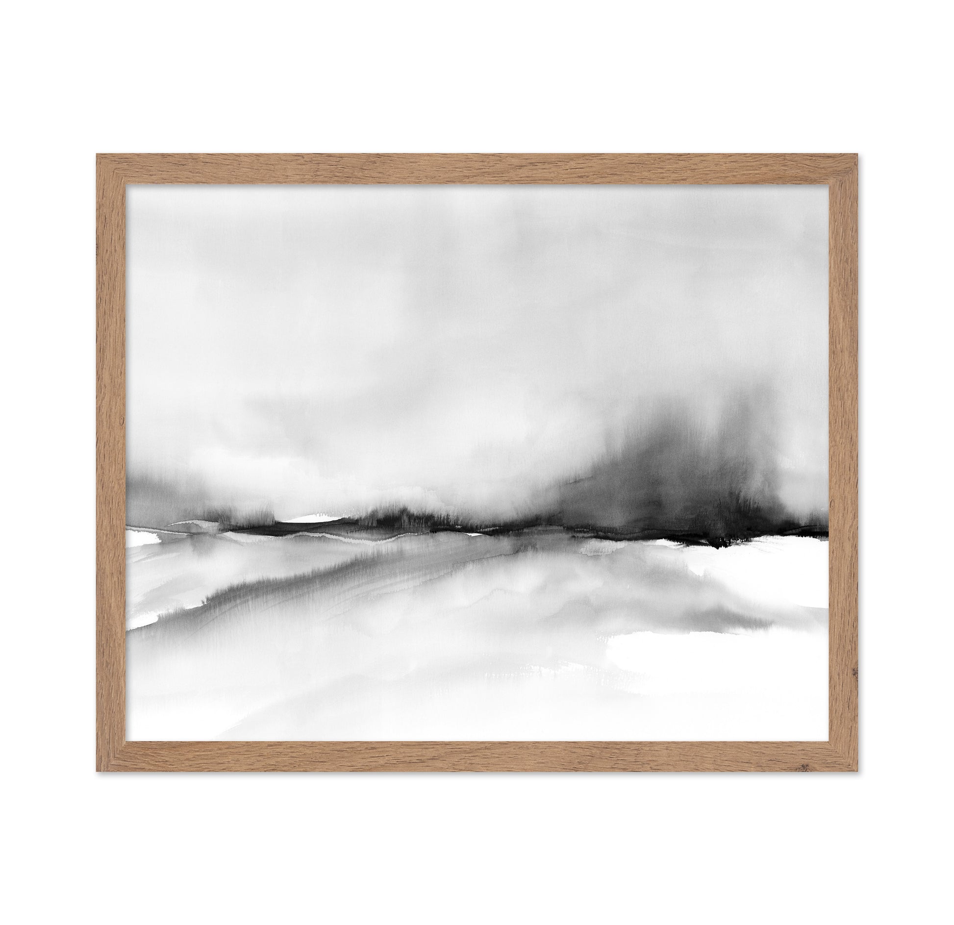 Abstract Ink Landscape