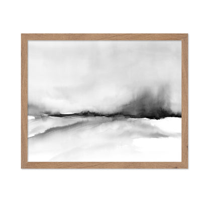 Abstract Ink Landscape
