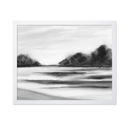 Misty River Landscape