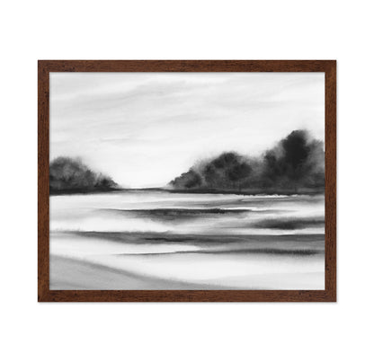 Misty River Landscape