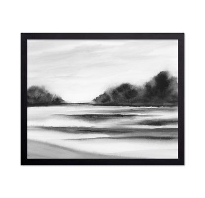 Misty River Landscape