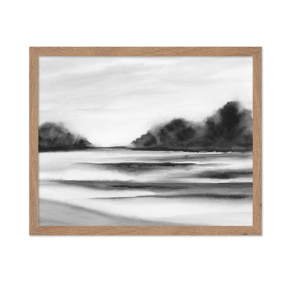 Misty River Landscape