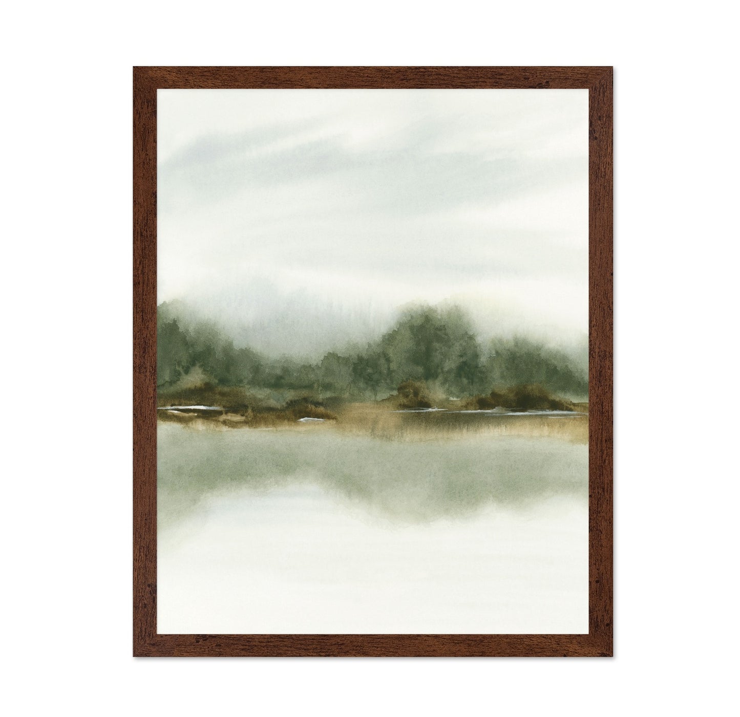 Misty Meadow Reflection