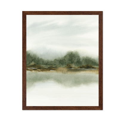 Misty Meadow Reflection