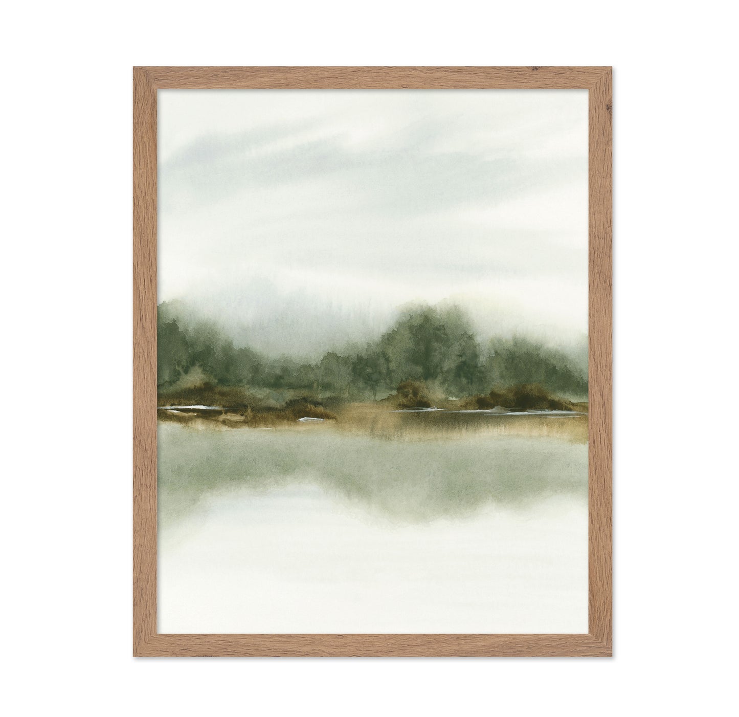 Misty Meadow Reflection