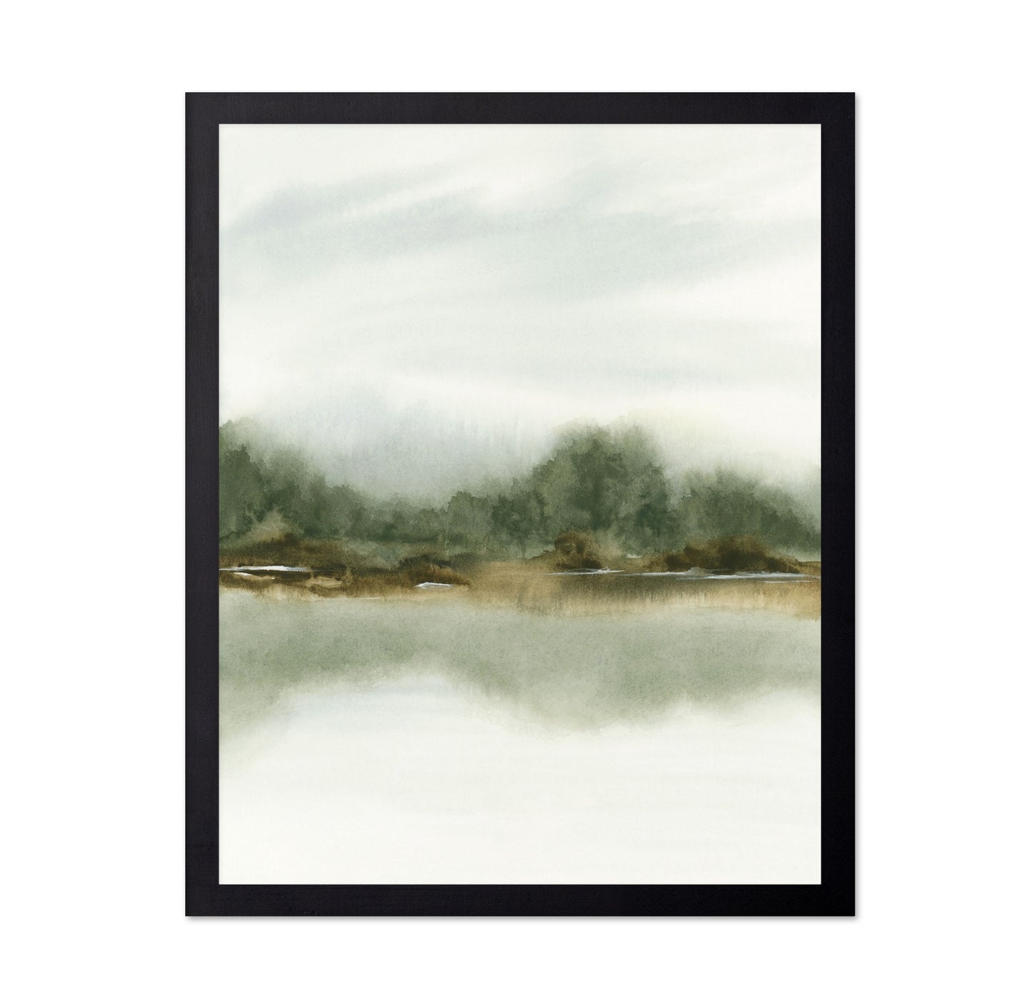 Misty Meadow Reflection