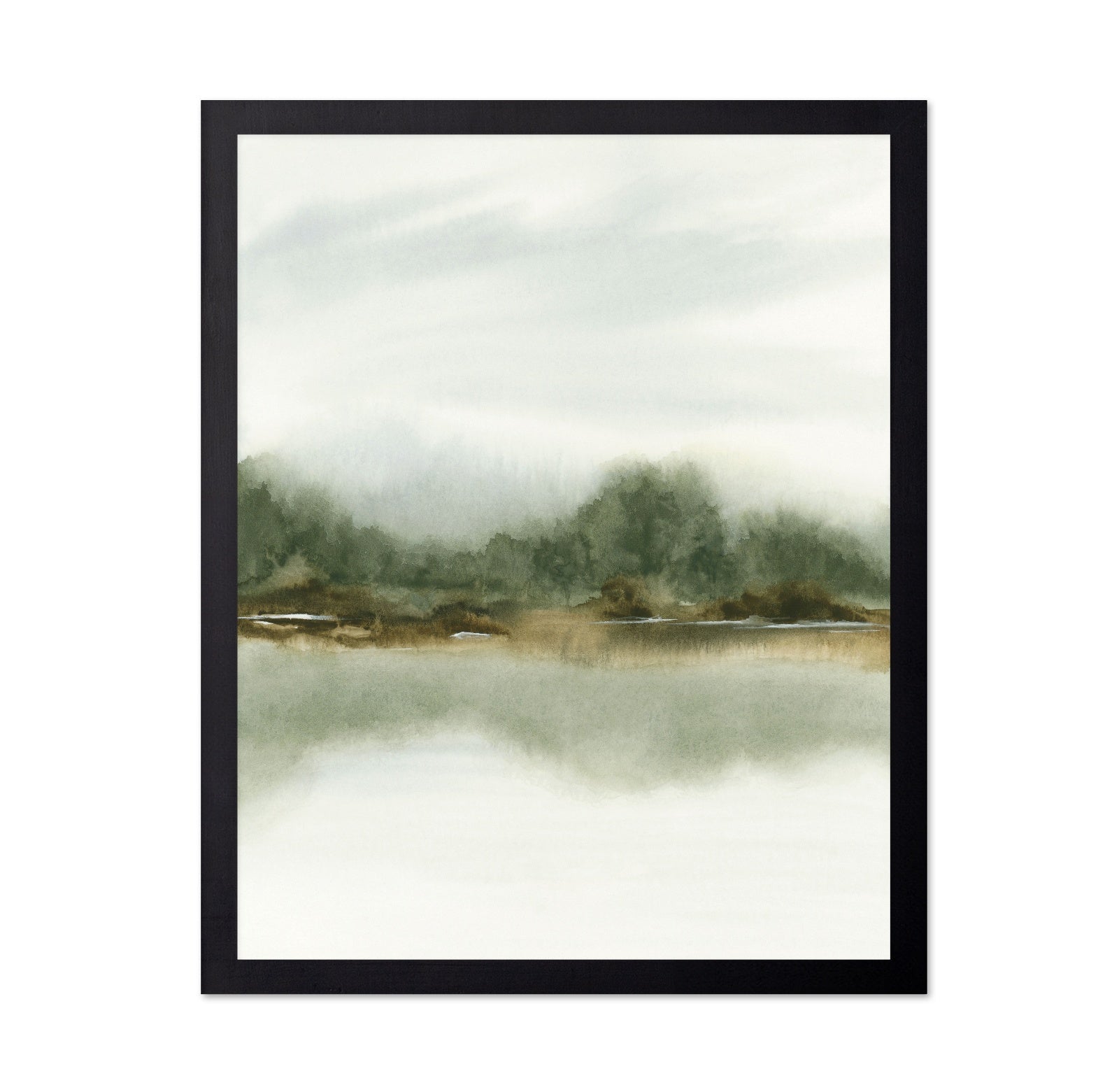 Misty Meadow Reflection
