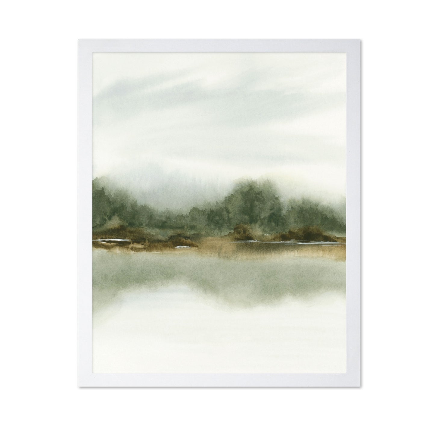 Misty Meadow Reflection